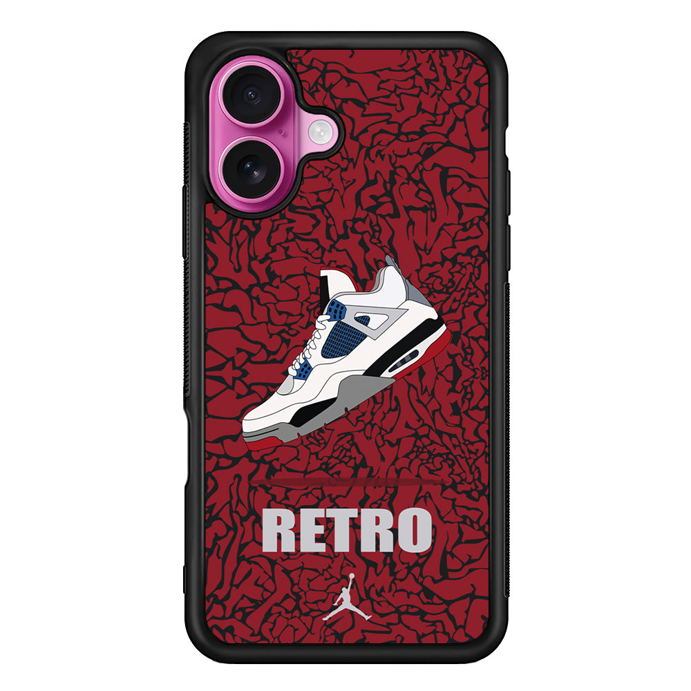 Air Jordan Retro Creation iPhone 17 Case - Slim Rubber Case for iPhone 17