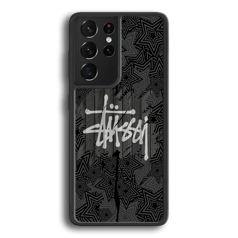 Stussy Star from The Night Samsung Galaxy S21 Ultra Case | Slim Rubber Case for Samsung Galaxy S21 Ultra