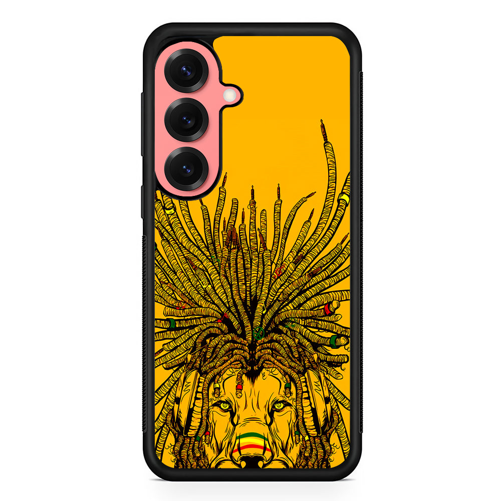 Lion Reggae Yellow Art Samsung Galaxy S25 Case | Protective Case for Samsung Galaxy S25