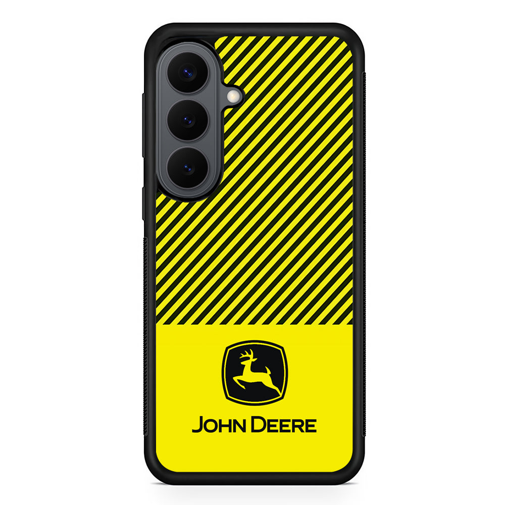 John Deere Black Patern Samsung Galaxy S26 Plus Case | Slim Rubber Case for Samsung Galaxy S26 Plus