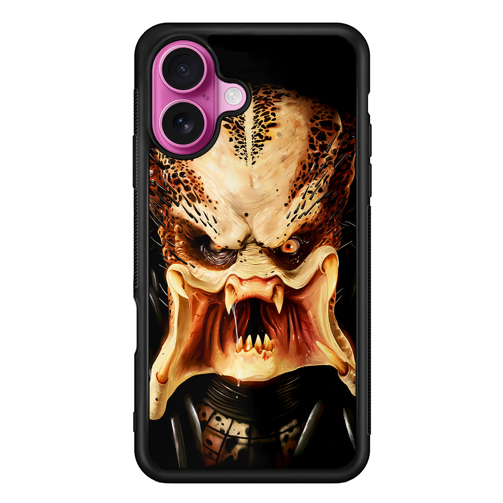 Predator Alien Face iPhone 17 Case | Slim Protective Rubber Phone Cover