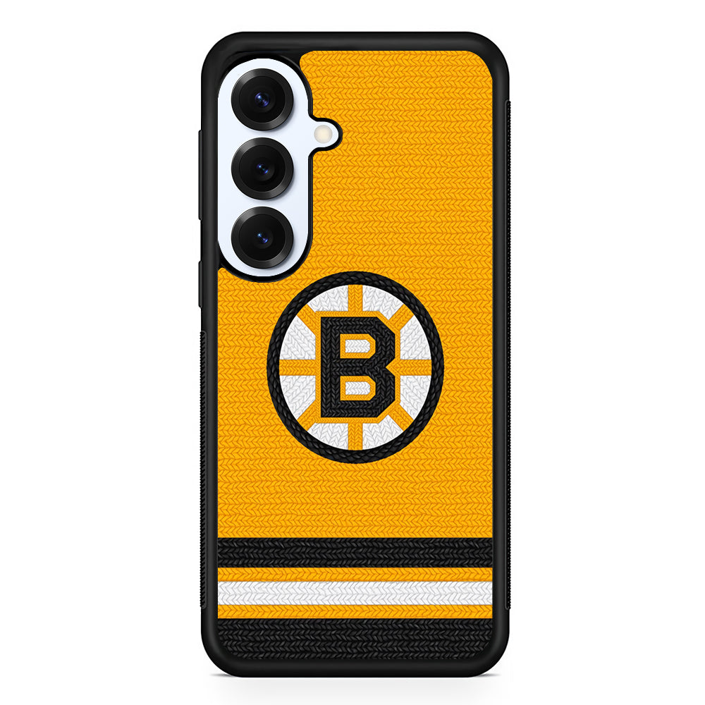 Boston Bruins Logo Samsung Galaxy S25 Plus Case | Slim Rubber Cover for Samsung Galaxy S25 Plus