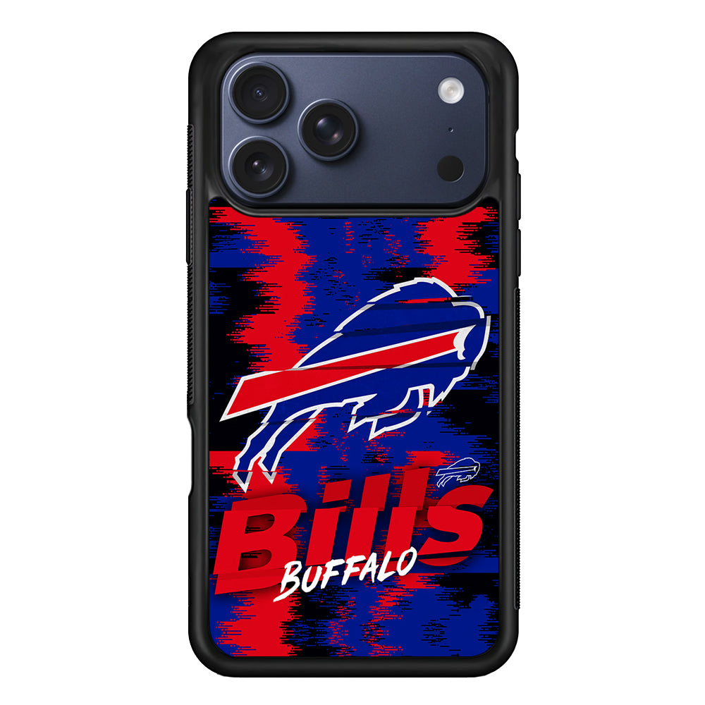 Buffalo Bills Abstract Color iPhone 17 Pro Max Case | Slim Protective Cover for iPhone 17 Pro Max