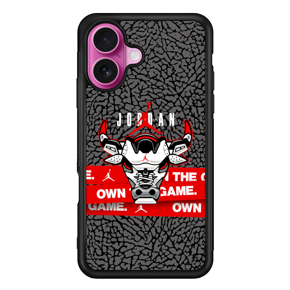 Air Jordan The Bull Head iPhone 17 Case - Slim Rubber Case for iPhone 17