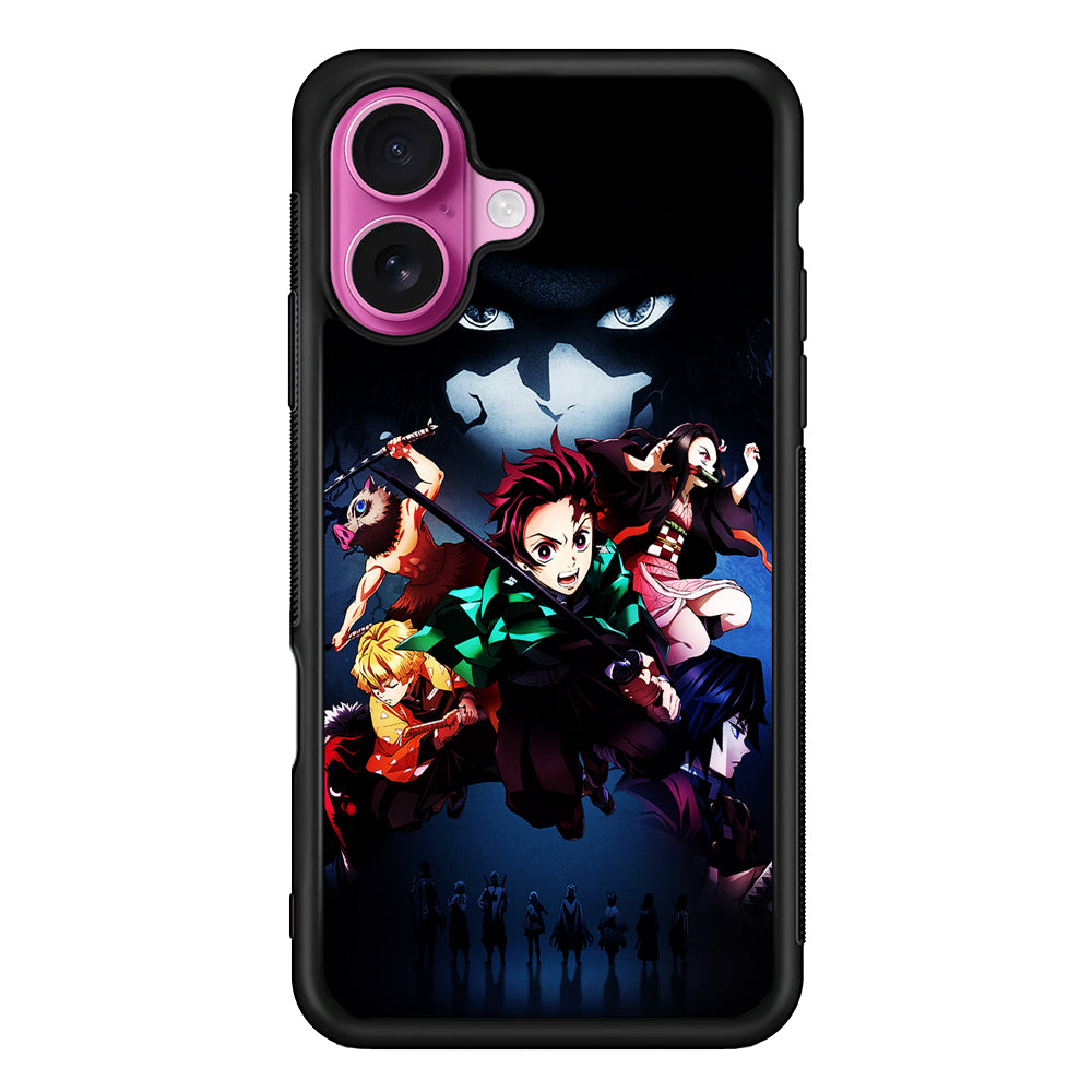 Demon Slayer Epic Adventure iPhone 17 Case | Slim Protective Rubber Phone Cover