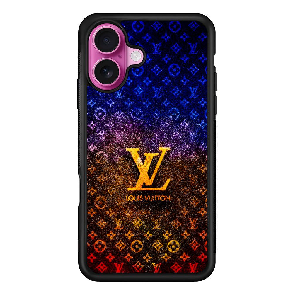 Louis Vuitton Abstract Colorful iPhone 17 Case | Slim Rubber Case for iPhone 17