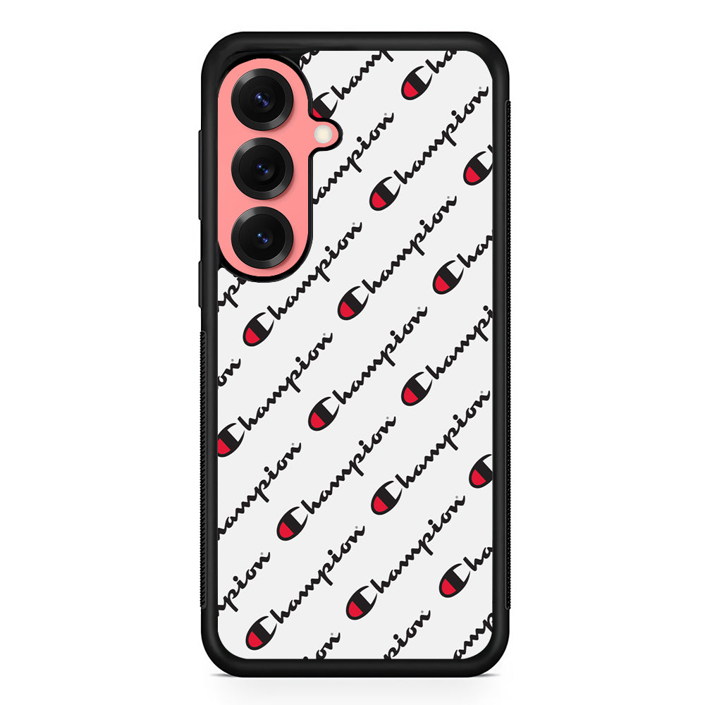 Champion Ebon-Ashgray Samsung Galaxy S25 Case | Slim Rubber Case for Samsung Galaxy S25