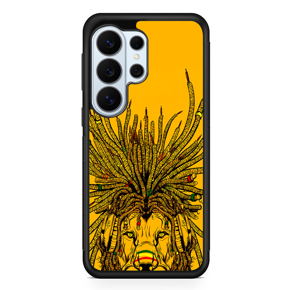 Lion Reggae Yellow Art Samsung Galaxy S26 Ultra Case | Protective Phone Cover