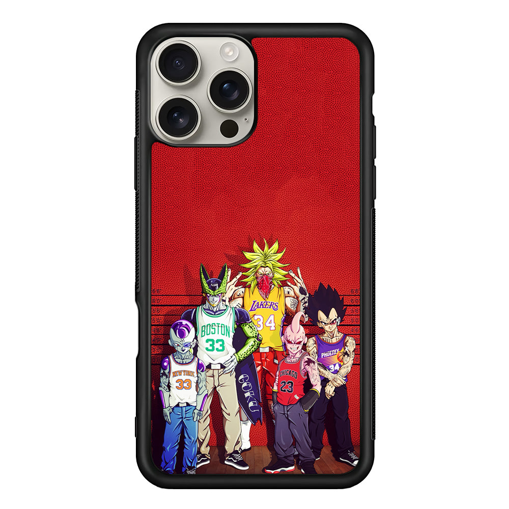 Dragon Ball NBA Style iPhone 16 Pro Max Case | Stylish Protective Case for iPhone 16 Pro Max