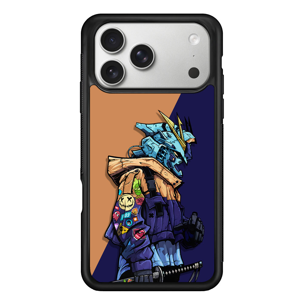 The Gundam Ronin Hypebeast iPhone 17 Pro Case | Slim Rubber Case for iPhone 17 Pro