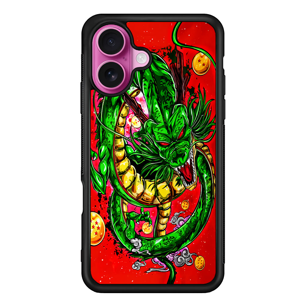 Shenron Dragon Ball Z Red iPhone 17 Case | Slim Protective Rubber Phone Cover