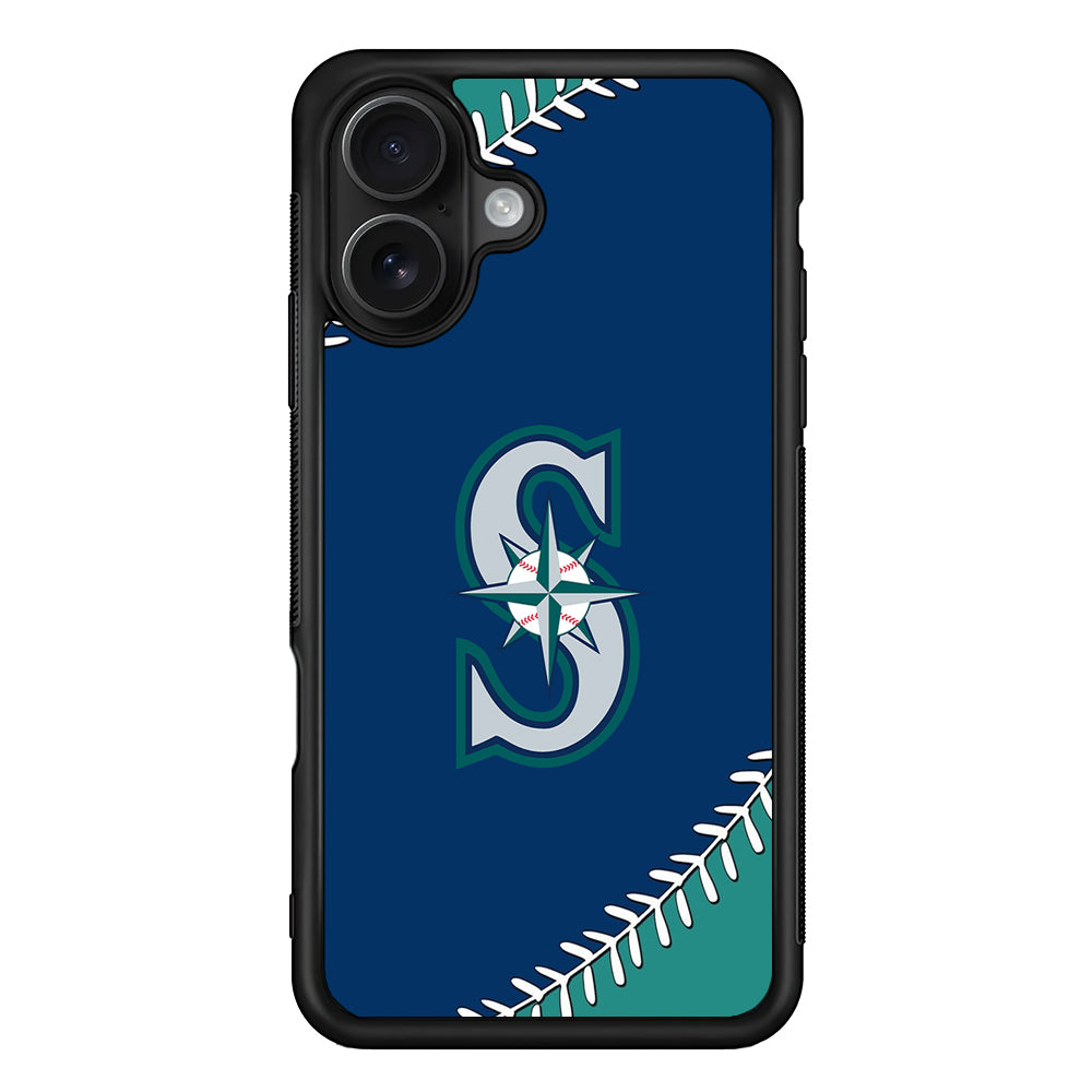 Seattle Mariners Ball iPhone 16 Case - Oxvistore