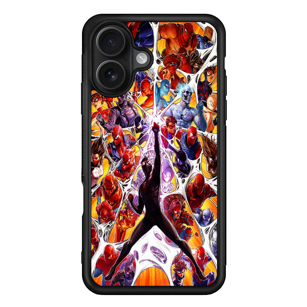 Spider-Man Multiverse Art iPhone 16 Case - Oxvistore