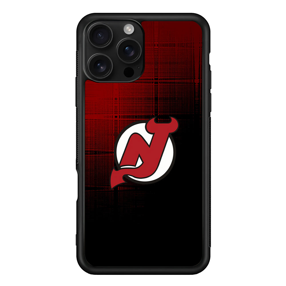 New Jersey Devils Logo iPhone 16 Pro Case | Durable Protective Case for iPhone 16 Pro