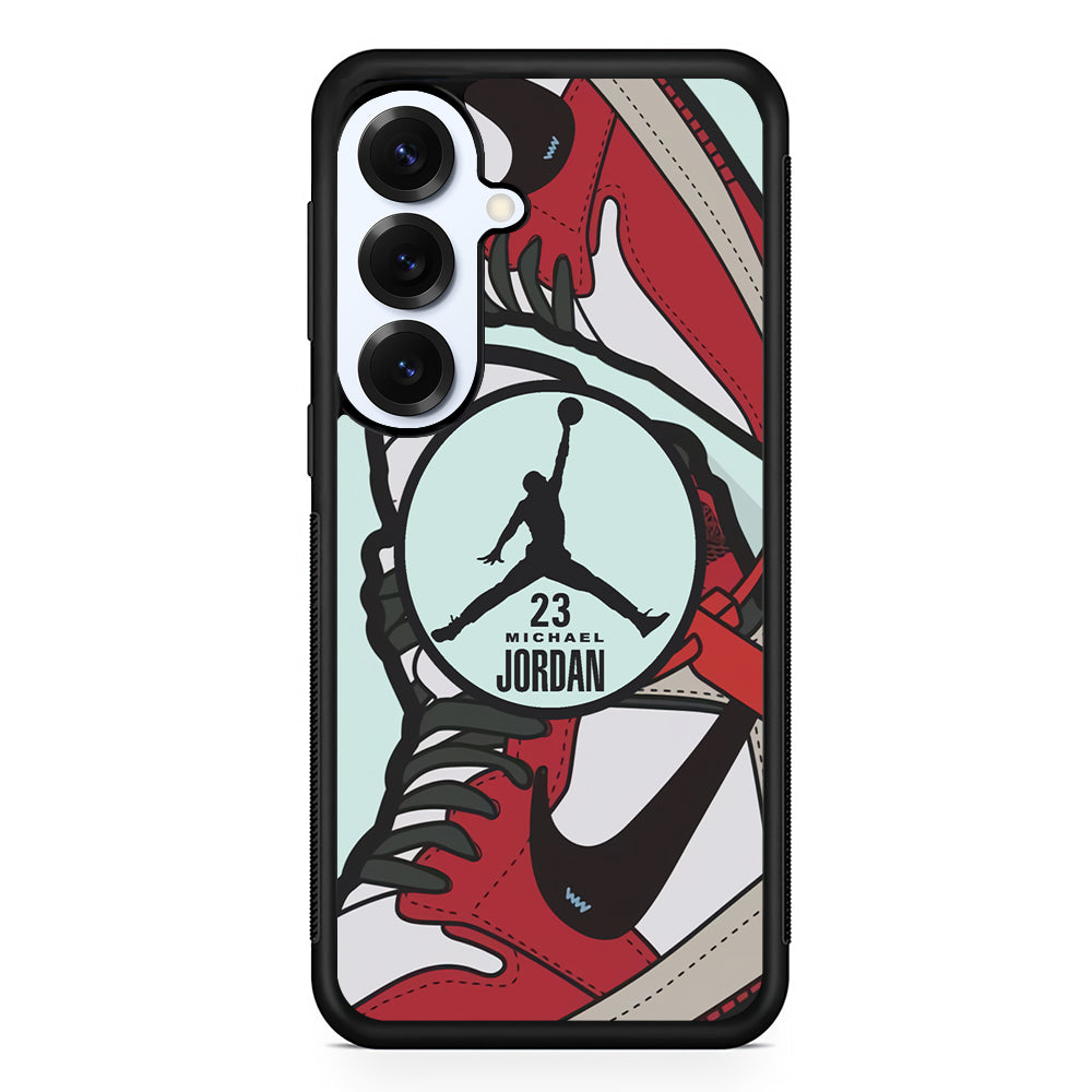 Air Jordan Circle in Collaboration Samsung Galaxy S25 Plus Case | Durable Samsung Galaxy S25 Plus Phone Case