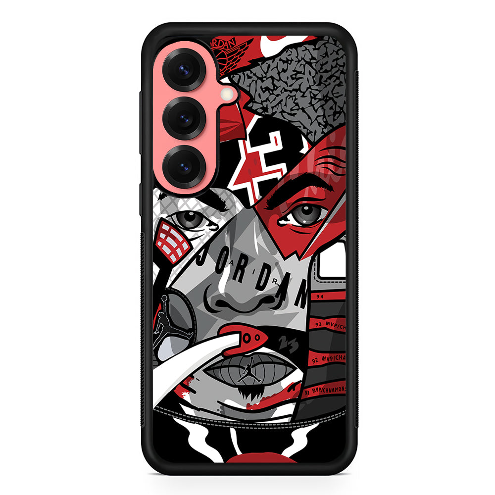 Air Jordan Warrior's Eyes Samsung Galaxy S25 Case | Slim Protective Cover for Samsung Galaxy S25