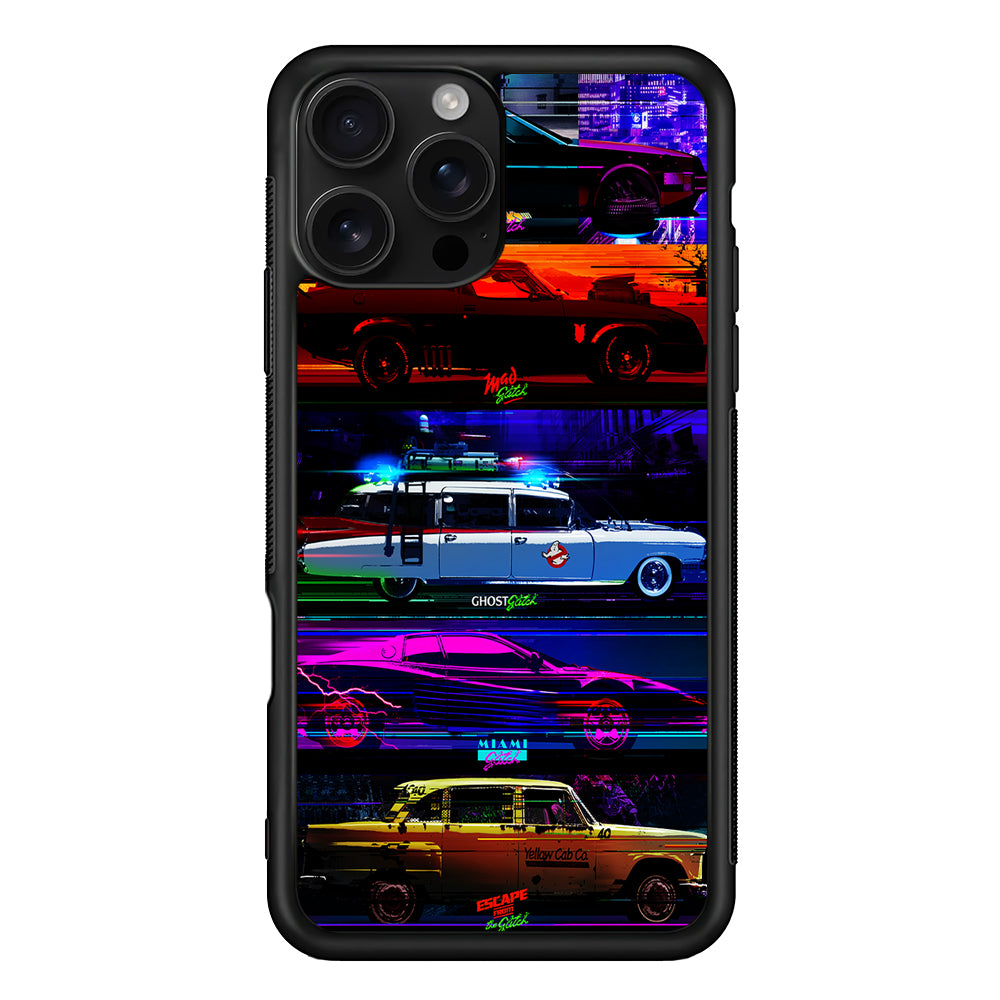 Muscle Car Vintage Retrowave iPhone 16 Pro Case | Durable Protective Case for iPhone 16 Pro