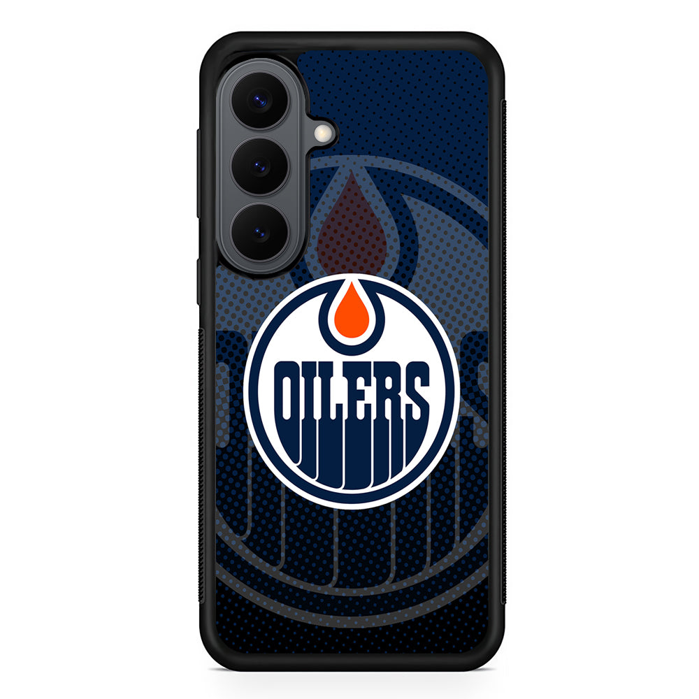 Edmonton Oilers Dot Samsung Galaxy S26 Plus Case | Slim Rubber Case for Samsung Galaxy S26 Plus