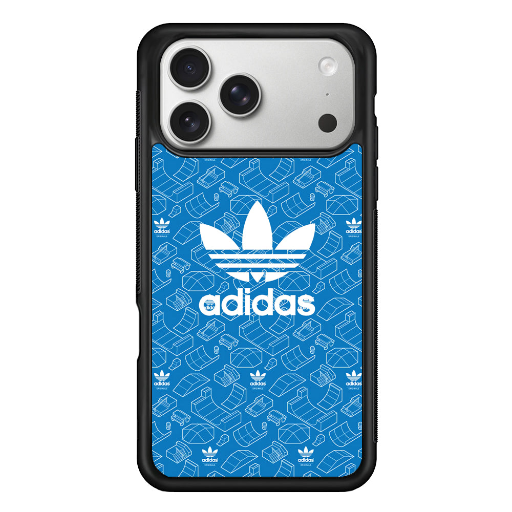 Adidas Skatepark Silhouette Patern iPhone 17 Pro Case | Slim Protective Case for iPhone 17 Pro