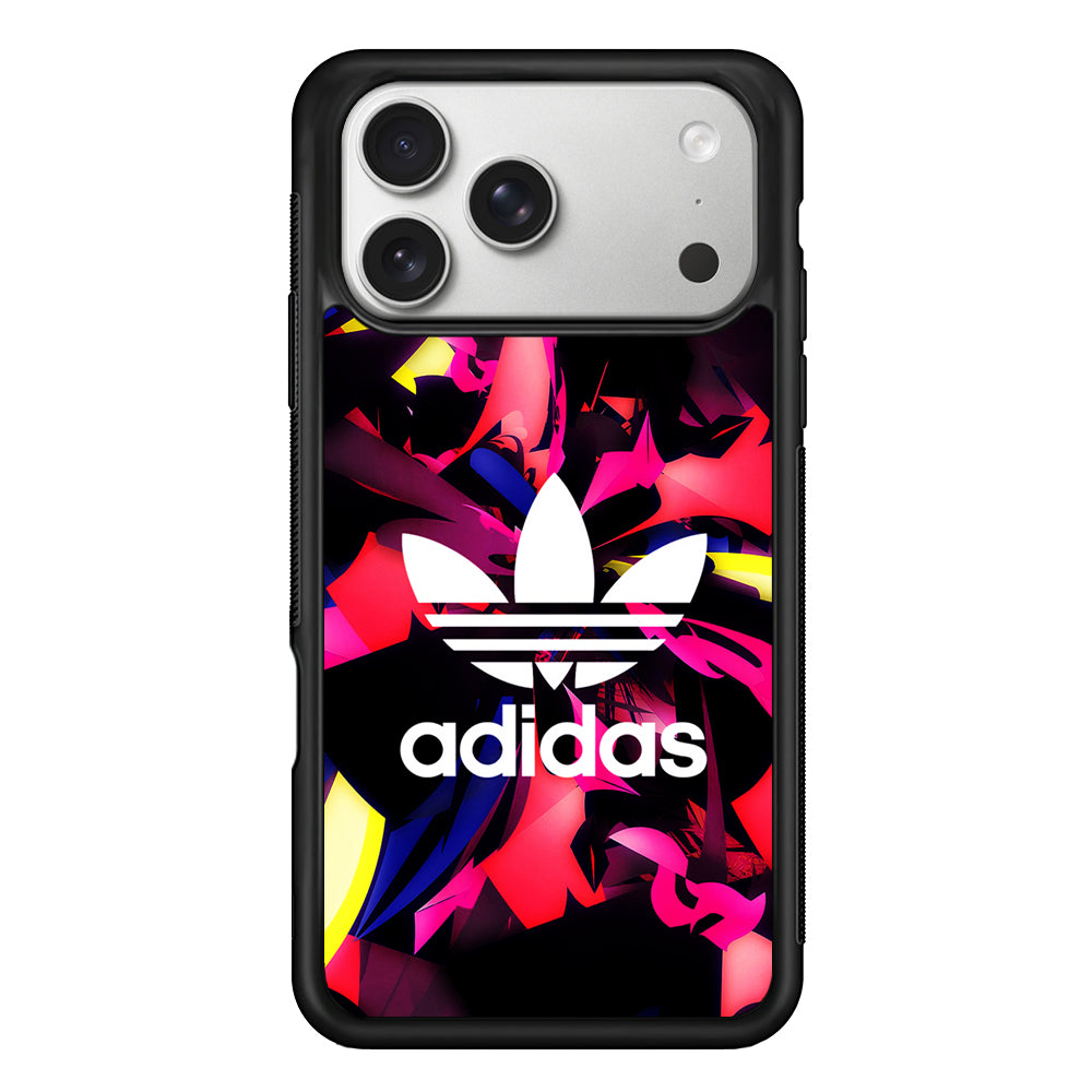 Adidas Logo Colorful Abstract iPhone 17 Pro Case | Slim Protective Case for iPhone 17 Pro