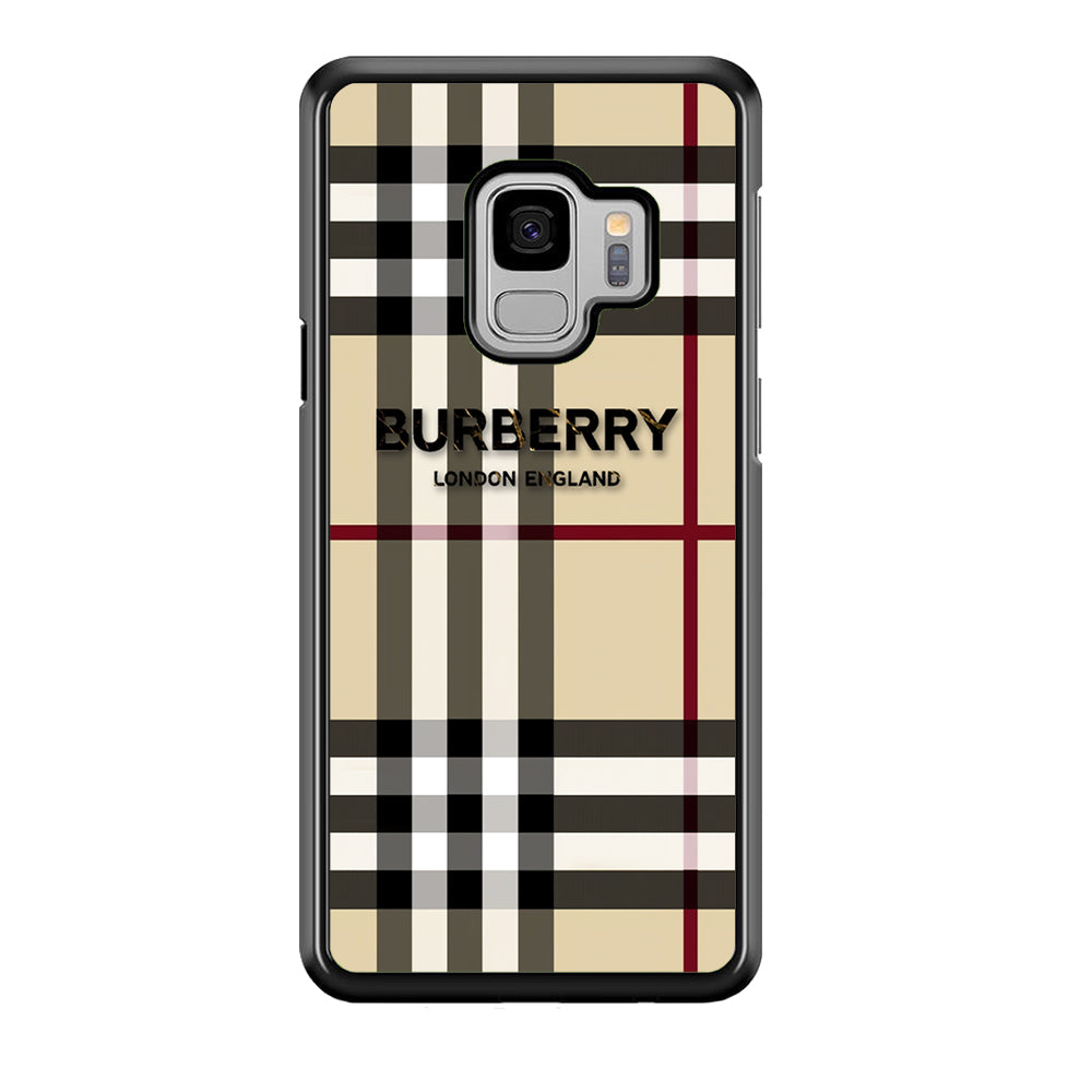 Burberry Cream Pattern Samsung Galaxy S9 Case | Slim Rubber Case for Samsung Galaxy S9