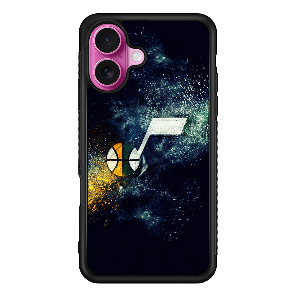 Utah Jazz Art iPhone 17 Case | Slim Protective Rubber Phone Cover