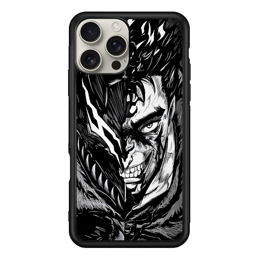 Guts Berserk Black Swordsman iPhone 16 Pro Max Case | Stylish Protective Case for iPhone 16 Pro Max
