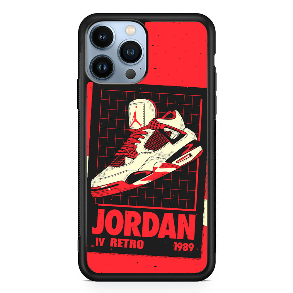 Air Jordan Poster from The Past 2D Rubber Phone Case | Slim Protective Phone Case