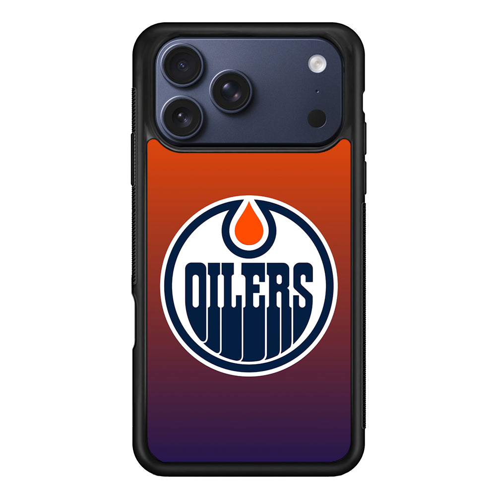 Edmonton Oilers Gradient iPhone 17 Pro Max Case | Slim Protective Cover for iPhone 17 Pro Max