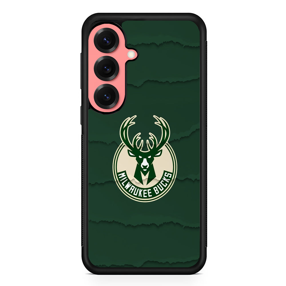 Milwaukee Bucks Logo Samsung Galaxy S25 Case | Protective Case for Samsung Galaxy S25