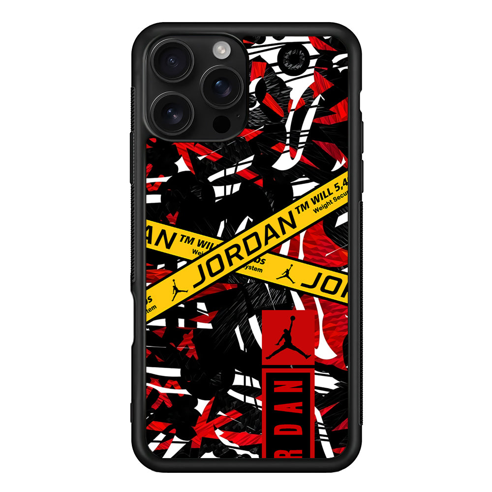 Air Jordan Abstract Camo iPhone 16 Pro Case - Stylish Protective Cover for iPhone 16 Pro