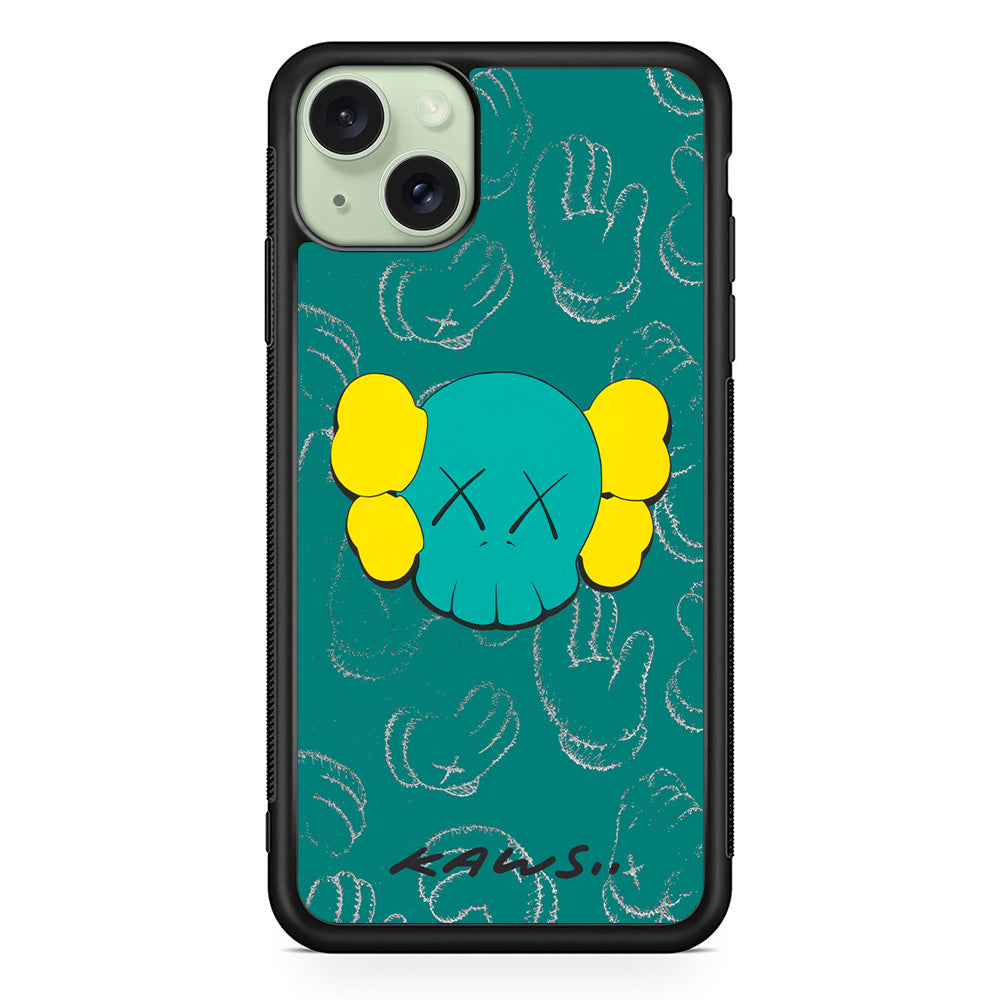 Kaws Face Tosca Touch iPhone 14 Plus Case | Slim Rubber Case for iPhone 14 Plus