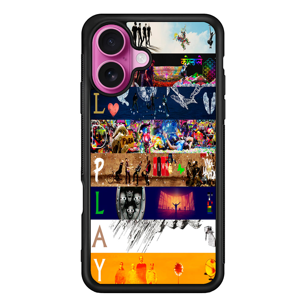 Coldplay Favorite Poster iPhone 17 Case | Slim Protective Rubber Phone Cover