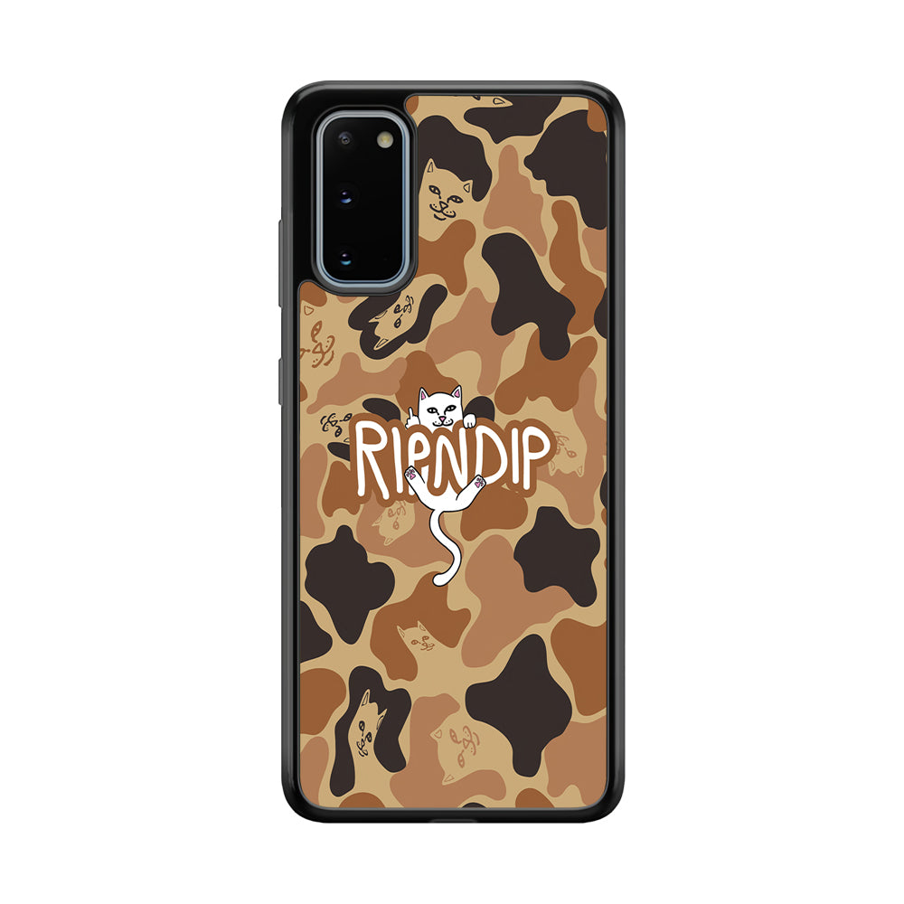 Rip N Dip Brown Camo Samsung Galaxy S20 Case | Slim Rubber Case for Samsung Galaxy S20