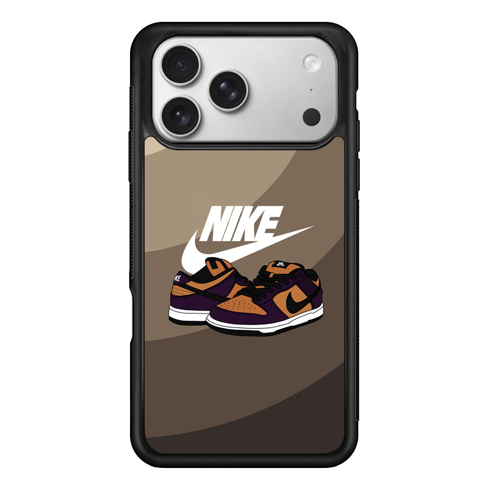 Nike Purple in Brown Layer iPhone 17 Pro Case | Slim Protective Case for iPhone 17 Pro