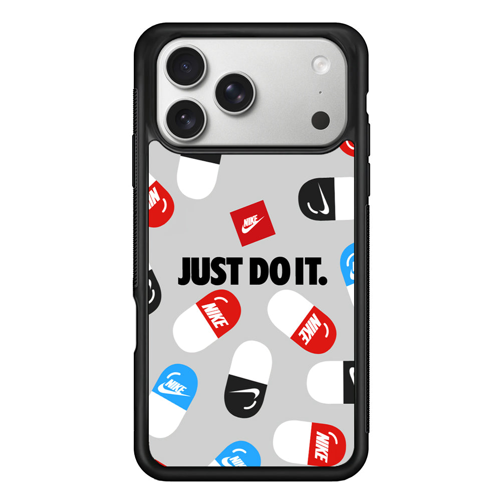 Nike Chill Pill Patern iPhone 17 Pro Case | Slim Protective Case for iPhone 17 Pro
