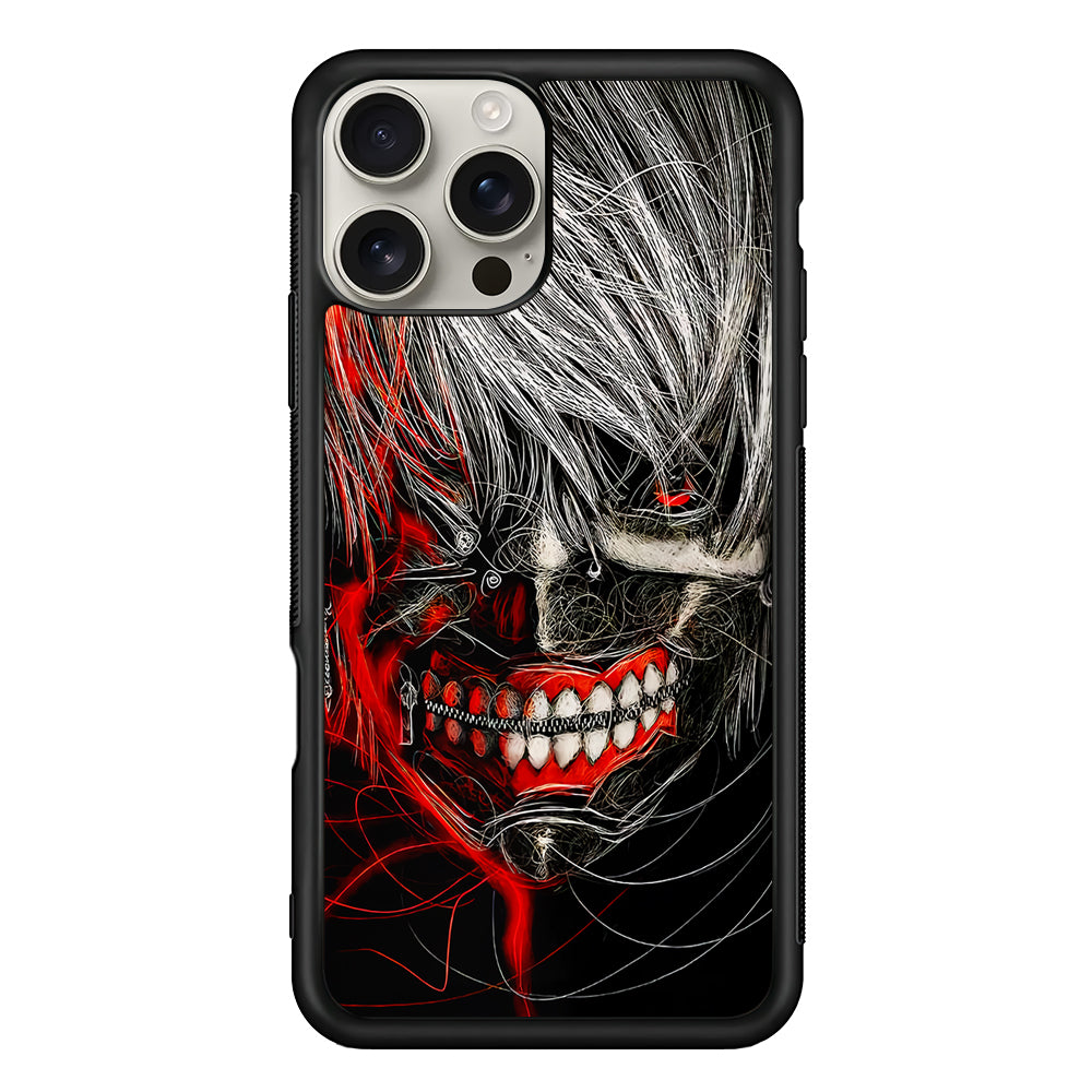 Ken Kaneki Tokyo Ghoul Art iPhone 16 Pro Max Case | Stylish Protective Case for iPhone 16 Pro Max