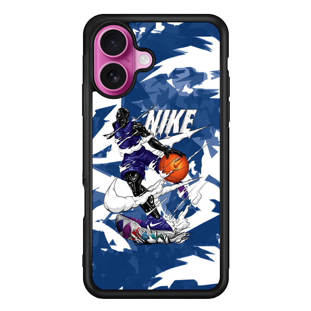 Nike Basket Ball Movement iPhone 17 Case - Slim Rubber Case for iPhone 17