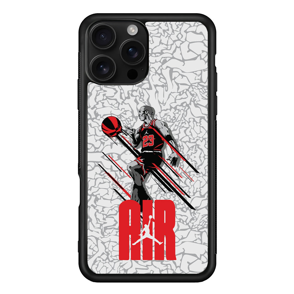 Air Jordan The Jumpingman iPhone 16 Pro Case - Stylish Protective Cover for iPhone 16 Pro