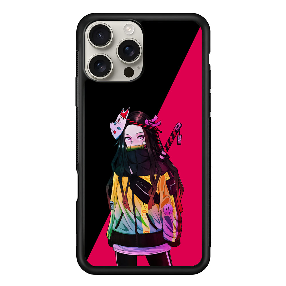 Nezuko Hypebeast Demon Slayer iPhone 16 Pro Max Case | Stylish Protective Case for iPhone 16 Pro Max