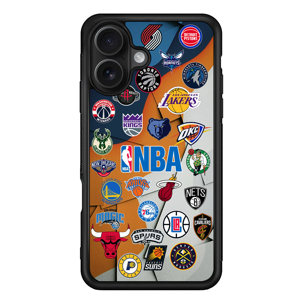 NBA Team iPhone 16 Case - Oxvistore