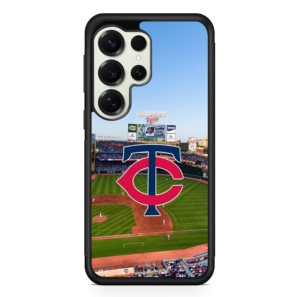 Minnesota Twins Stadium Samsung Galaxy S25 Ultra Case | Durable Rubber Case for Samsung Galaxy S25 Ultra