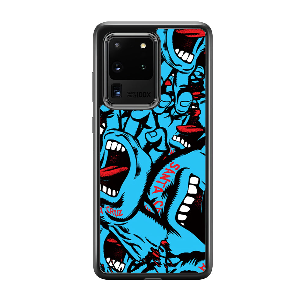 Santa Cruz Skateboard Pattern Samsung Galaxy S20 Ultra Case | Slim Rubber Case for Samsung Galaxy S20 Ultra