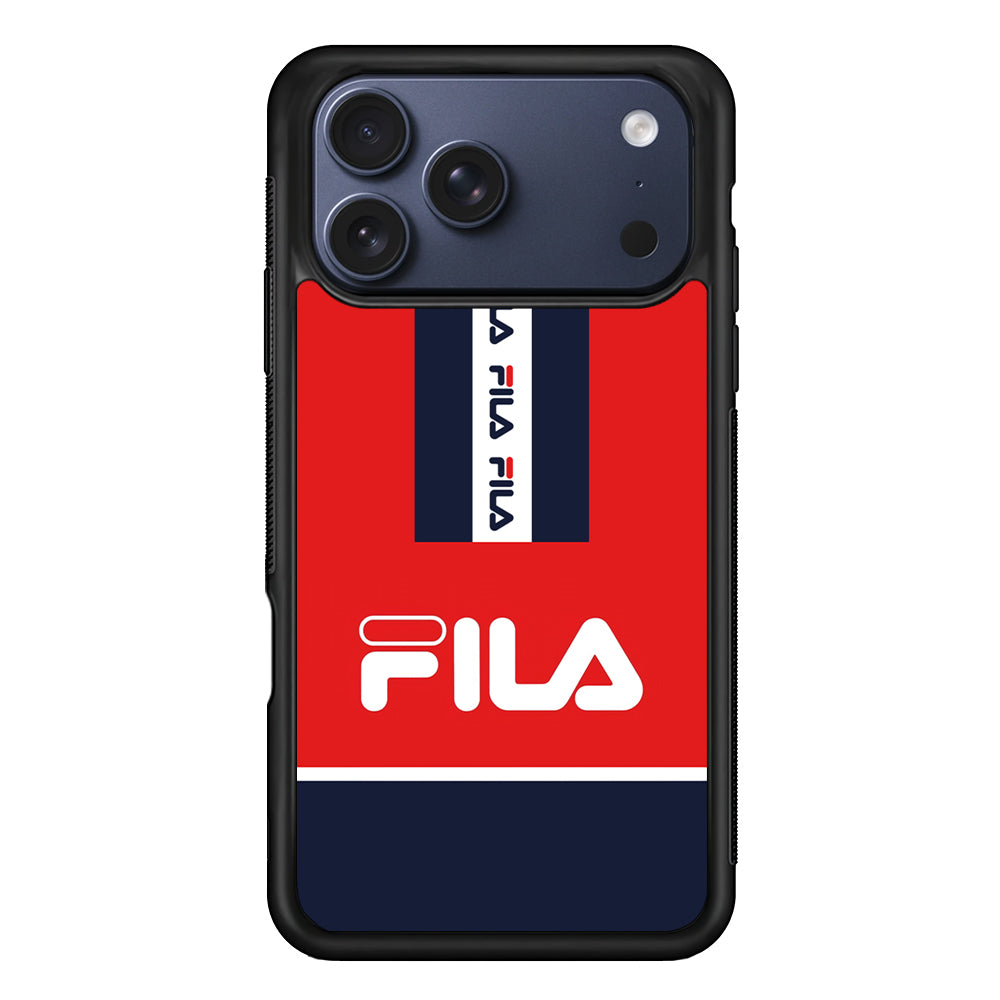 Fila Suit of Identity iPhone 17 Pro Max Case | Slim Rubber Case for iPhone 17 Pro Max