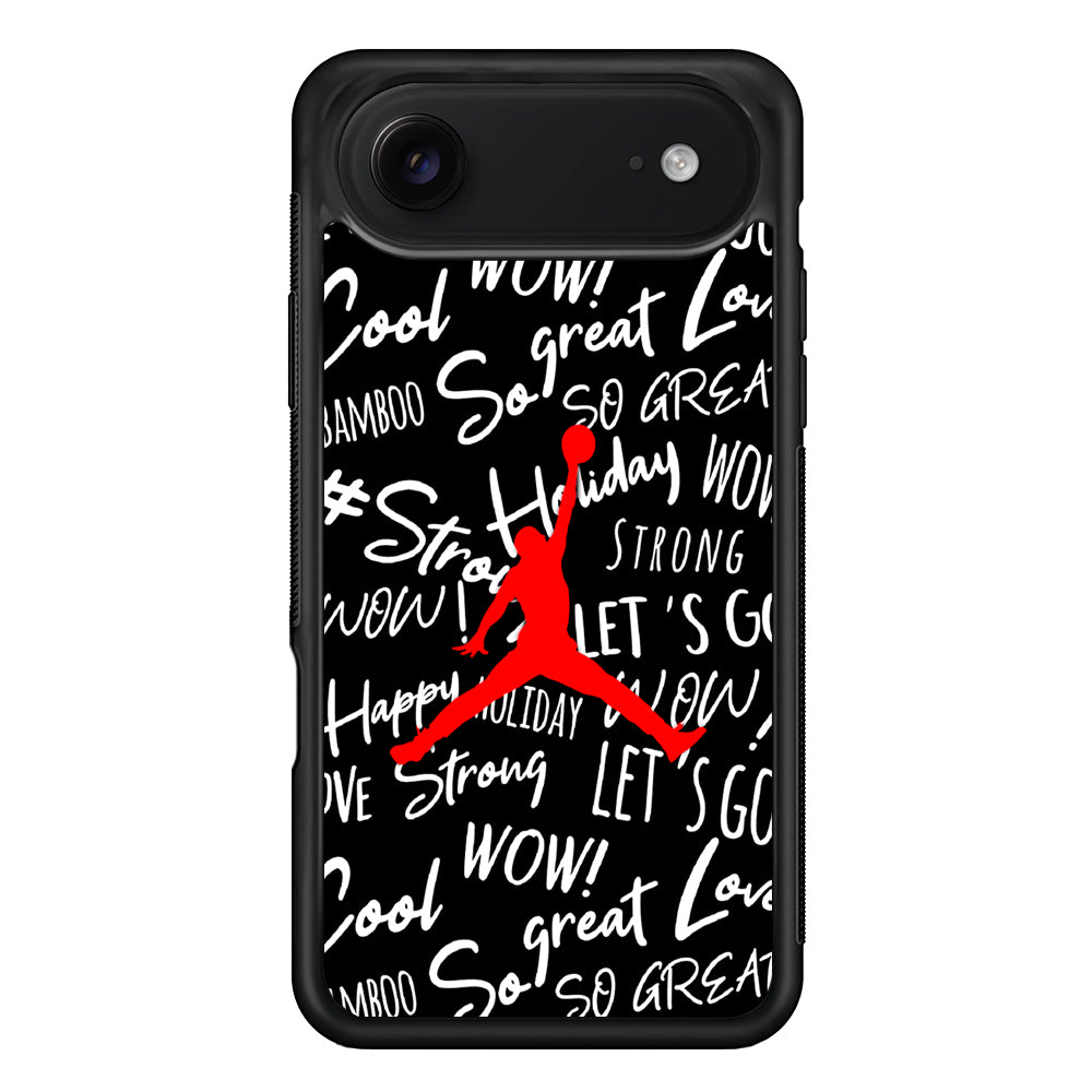 Air Jordan Logo Handwriting iPhone 17 Air Case | Protective Case for iPhone 17 Air