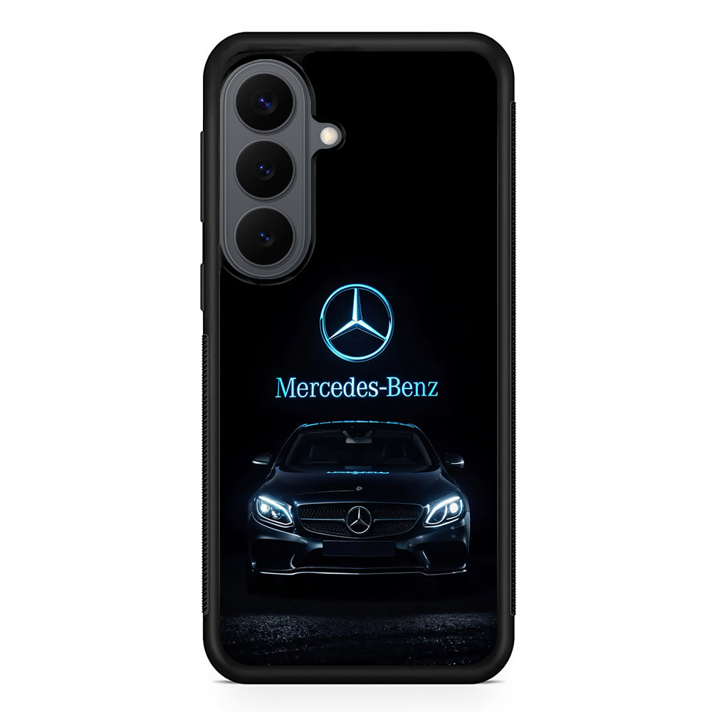 Mercedes-Benz Blue Dark Aesthetic Samsung Galaxy S26 Plus Case | Slim Rubber Case for Samsung Galaxy S26 Plus
