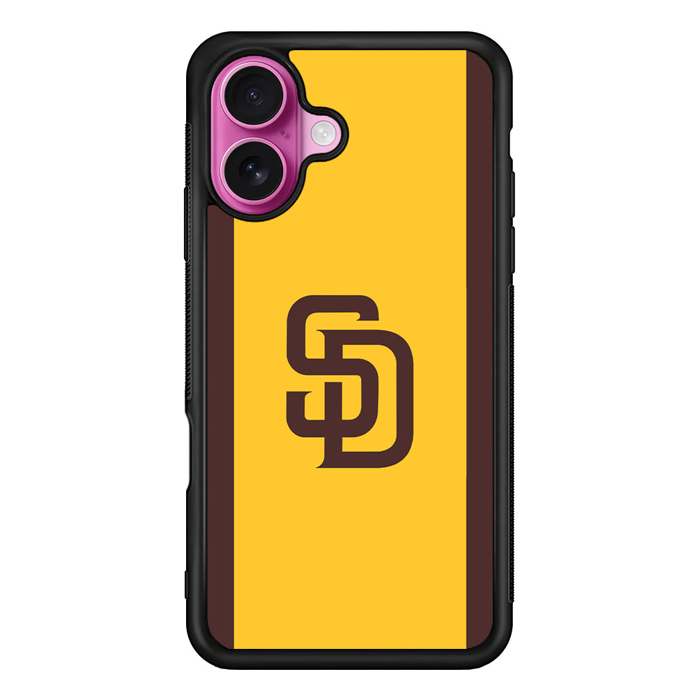 San Diego Padres Logo iPhone 17 Case | Slim Protective Rubber Phone Cover