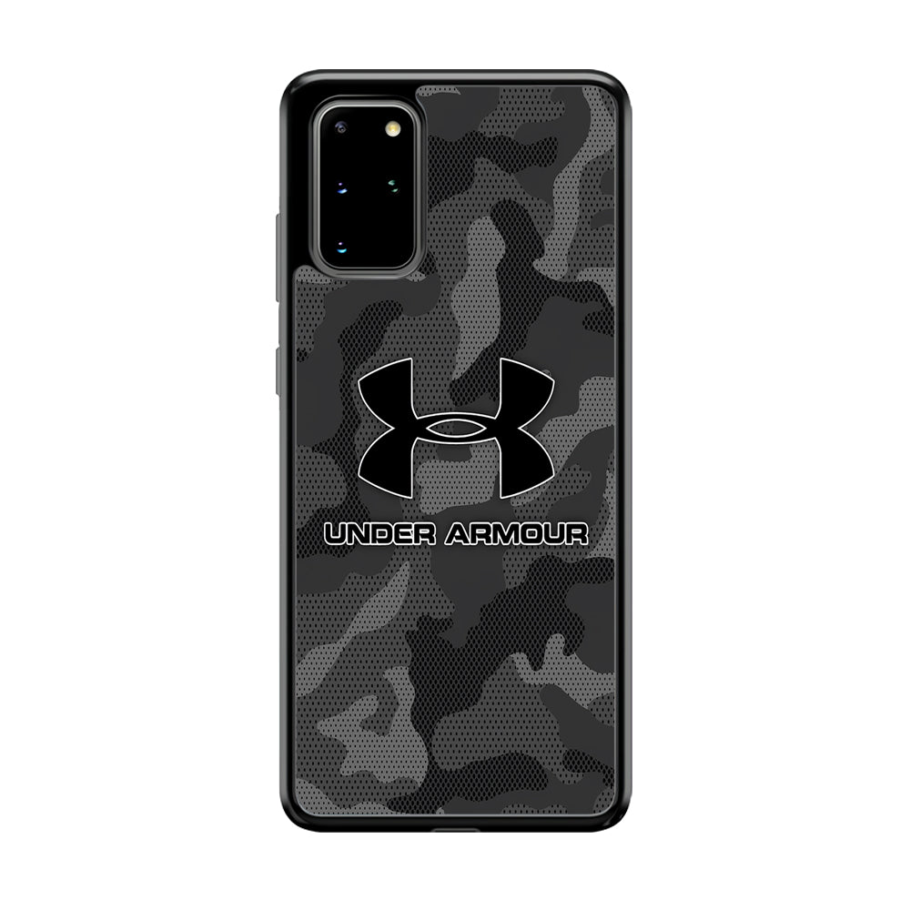 Under Armour Black Camo Samsung Galaxy S20 Plus Case | Slim Rubber Case for Samsung Galaxy S20 Plus