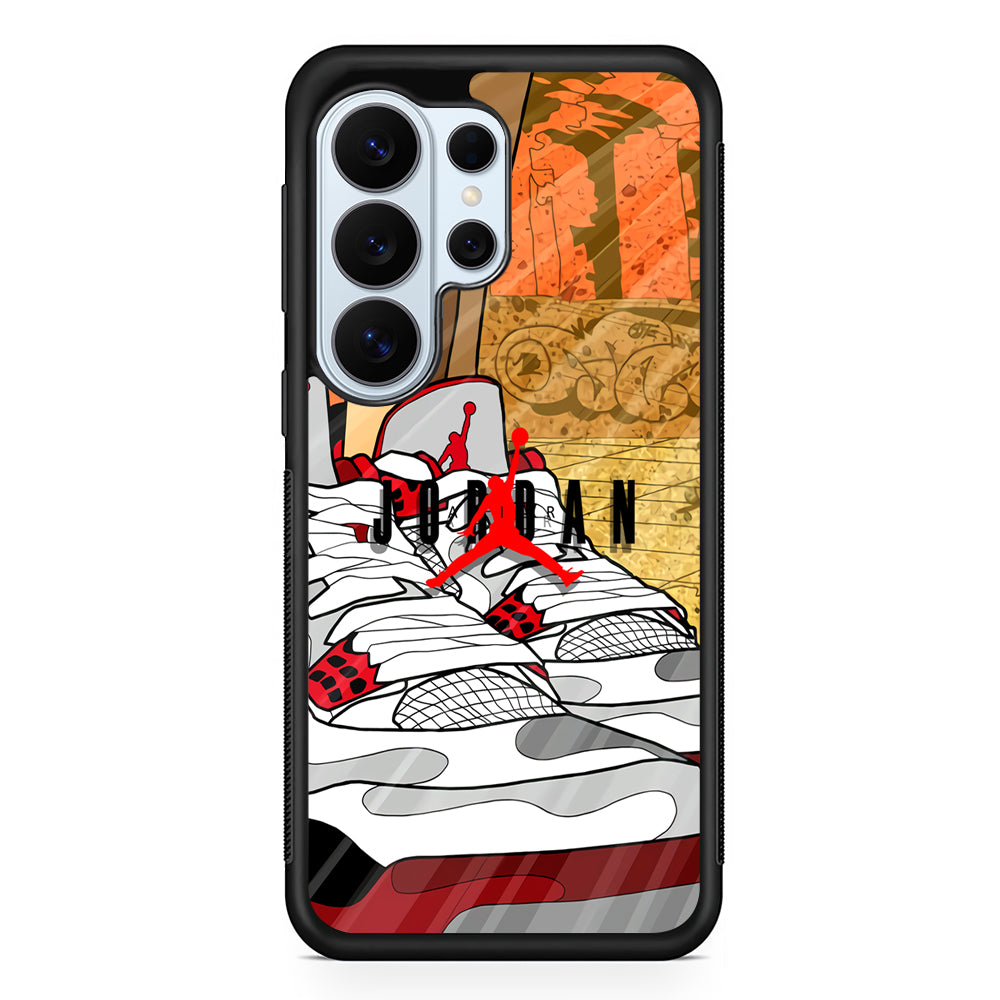 Air Jordan The Cartoon Shoes Samsung Galaxy S26 Ultra Case | Protective Phone Cover