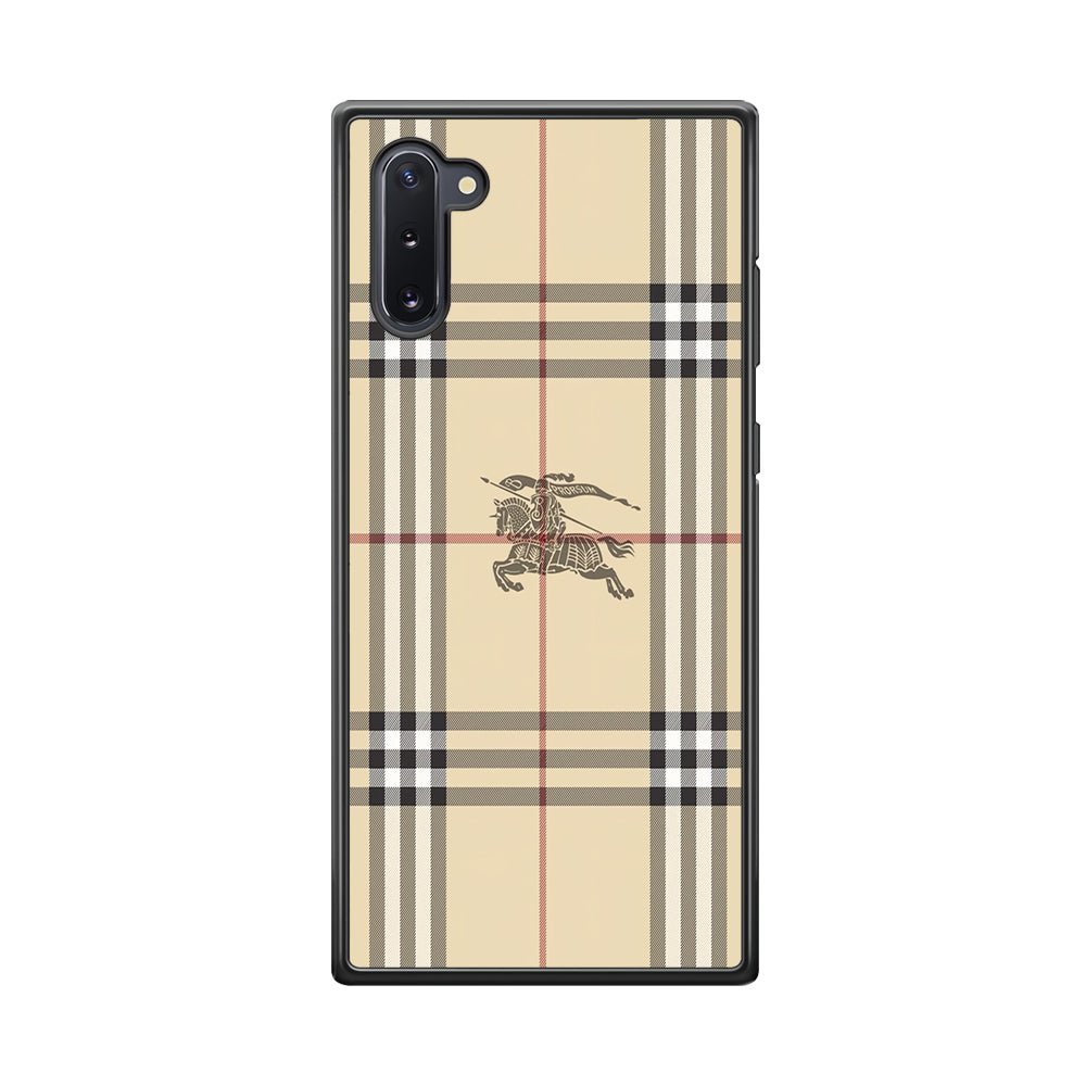 Burberry Latte Cream Samsung Galaxy Note 10 Case | Slim Rubber Case for Samsung Galaxy Note 10